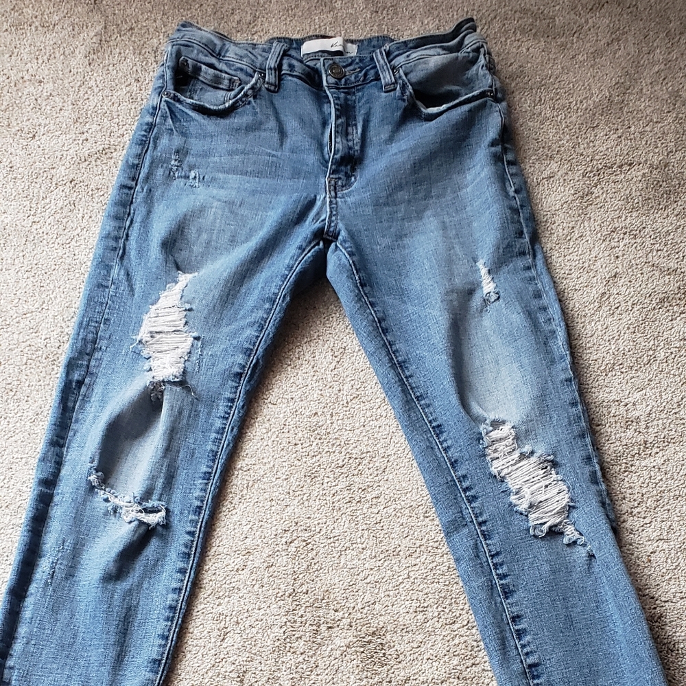 Women's Distressed KanCan Jeans